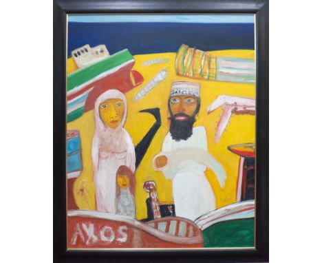 * JOHN BELLANY CBE RA HRSA (SCOTTISH 1942 - 2013),TSUNAMIoil on canvas, signed150cm x 119cm (approx 60 x 47 inches)Framed.Not