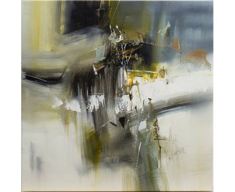 * MANDY WILKINSON,ABSTRACToil on canvas, signed73cm x 73cmUnframed as intended.