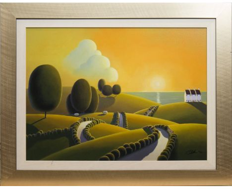 * PAUL CORFIELD,PASTURES NEWlimited edition giclee print, signed and numbered 32/15045cm x 61cm FramedWith Washington Green F