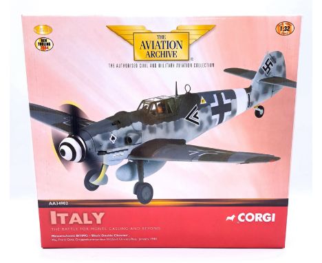 Corgi "Aviation Archive" a boxed 1:32 scale AA34902 (Italy - The Battle for Monte Cassino and Beyond) Messerschmitt BF109G "B