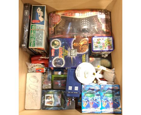 Bandai, Character &amp; Similar, a boxed and unboxed Group of TV &amp; Film Collectibles. Includes Thunderbirds, Star Wars, J