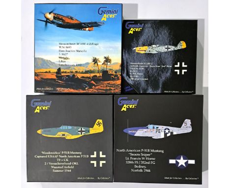 Gemini Jets, a boxed group of 1:72 scale Military Aircraft "Gemini Aces" to include GALFT2007 P-51B Mustang and others. Altho
