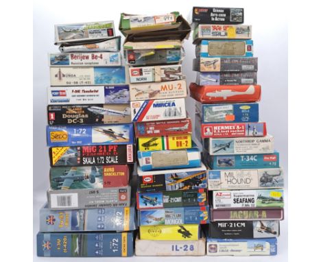 Hobby Boss, Condor, Akkura, Smer and similar a boxed mixed scale group of aircraft model kits. Conditions generally appear Go
