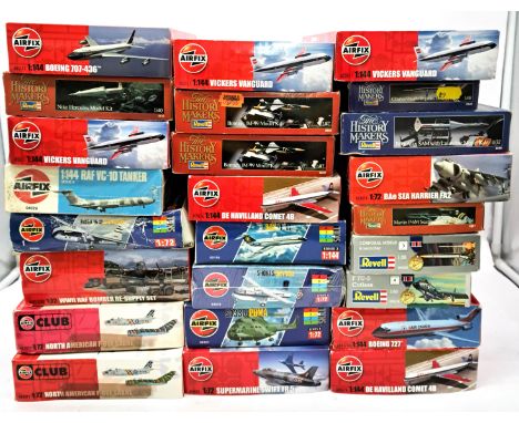 Airfix &amp; Revell, a boxed plastic military kit group to include Airfix 8613 (History Makers Series) Nike Hercules, Airfix 