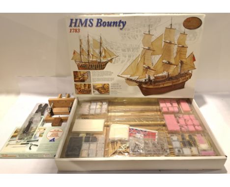 Artesania Latina, a boxed 1:48 Scale HMS Bounty Model Kit with additional Tools. Although unchecked for completeness conditio