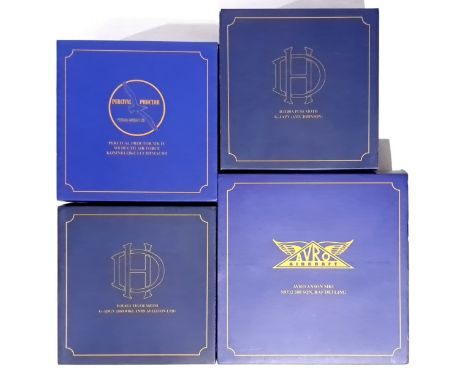 Oxford Diecast a boxed 1:72 scale military aircraft group, to include 72TM002 D.H.82A Tiger Moth "Brooklands Aviation LTD", 7