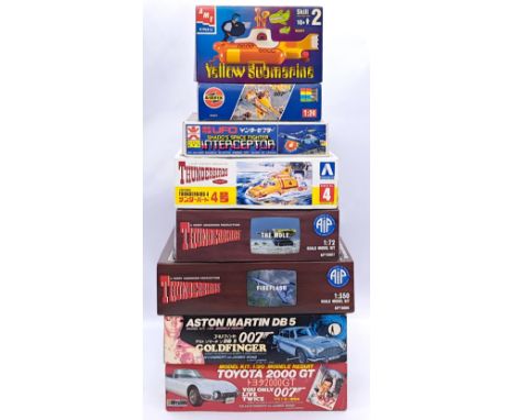 Doyusha, AIP, Airfix and similar a boxed mixed scale group of TV/Film related model kits, to include; AMT ERTL 30097 - The Be