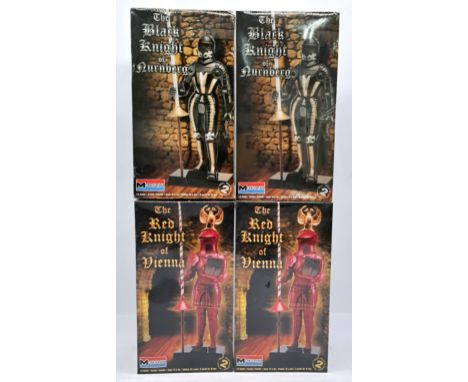 Monogram, a boxed group of 1:8 scale plastic kits comprising of 2x 85-6522 "The Red Knight Of Vienna" along with 2x 85-6523 "