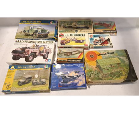 Airfix, Matchbox &amp; Similar, a boxed Group of Mixed Scale Model Kits. Although unchecked for completeness condition appear