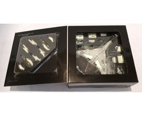 Century Wings, a boxed 1:72 Scale F-8E Crusader U.S. Navy VF-211 Fighting Checkmates NP000 1967. Although unchecked for compl