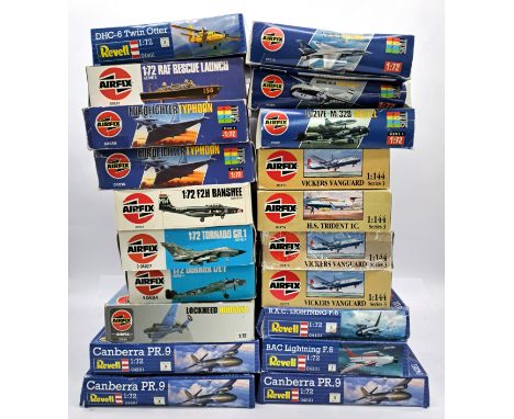 Airfix &amp; Revell, a boxed mainly 1:72 &amp; 1:144 scale plastic military kit group to include Revell 4901 DHC-6 Twin Otter