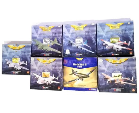 Corgi Aviation Archive, a boxed 1:144 scale group. Comprising of&nbsp; Military, Battle of Britain and similar, to include 47