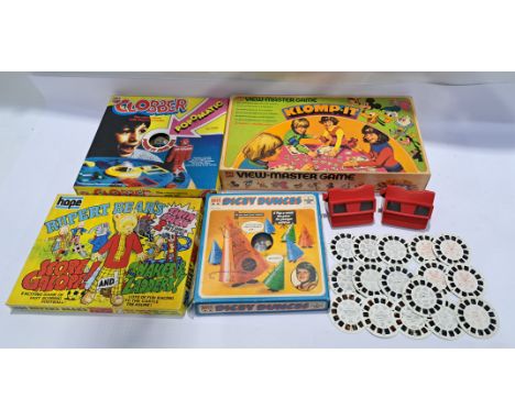 Gaf, Hope &amp; Similar, a boxed Group of Vintage Board Games. Includes Thunderbird View Master Reels with others. Although u
