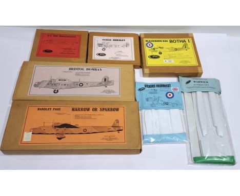 Contrail Model Aircraft a boxed/bagged 1:72 scale group of military aircraft vacuum formed kits, to include; A.V. Roe Manches