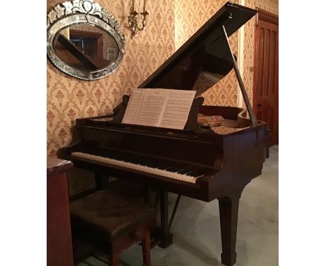 Steinway (c1984)A 6ft 2in Model A grand piano in a bright mahogany case on square tapered legs. This instrument is sold with 