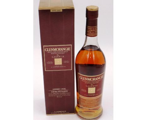 Sleeved 70cl bottle of Glenmorangie The Scotch Lasanta sherry cask extra matured whisky. P&amp;P Group 2 (£18+VAT for the fir