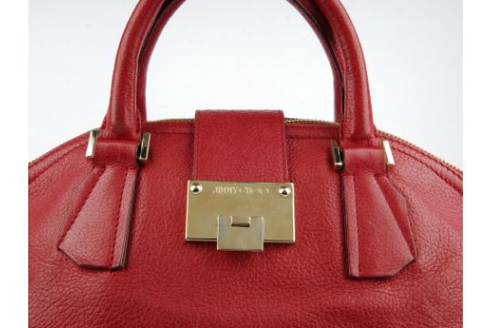 jimmy choo red handbag