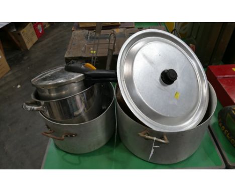 Catering cooking pans, pressure cooker, heating elements etc