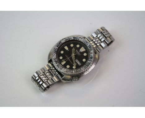 A vintage 1970's Seiko divers watch No.6309-7040.