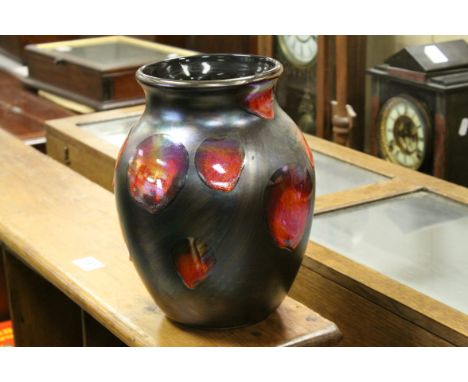 A vintage Poole pottery Galaxy pattern vase 10 inch in height.