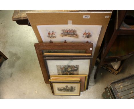 Collection of Military and Other Prints including Limited Edition Giclee Print of 'Eleven Groups of Grenadier Guards 1680-185