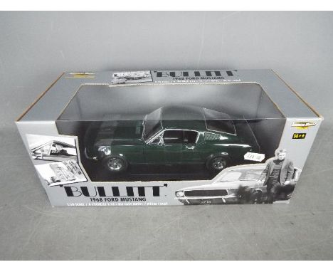 American Muscle - Steve McQueen 1968 Ford Mustang Fastback from the film Bullitt in 1:18 scale. The car appears Mint in a Ver