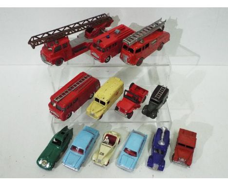 Dinky - 13 x loose Dinky Toys including # 140 Morris 1100, # 163 Bristol 450 Le Mans, # 162 Triumph 1300. All the vehicles ar