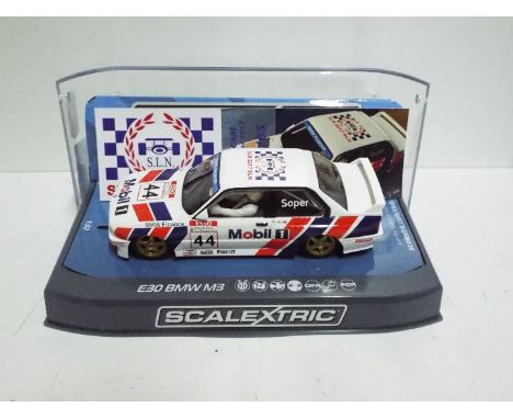 Scalextric - A boxed Limited Edition 'SLN' Scalextric C3783 BMW E30 BTCC 1991 Steve Soper #44 'SLN 2017'. The model is no.3 o