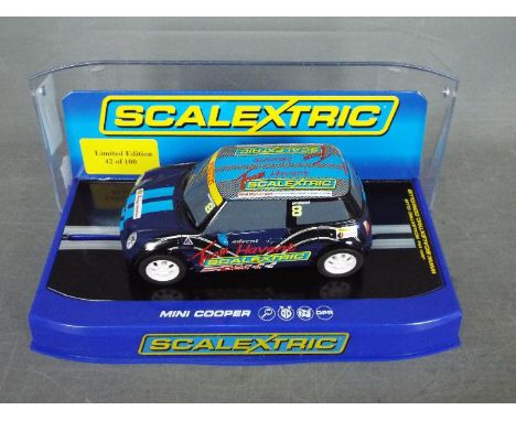 Scalextric - A boxed Limited Edition Scalextric C3428 Mini Cooper RN 8 Norman Team Scalextric. The model is number 42 of only