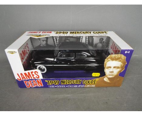 American Muscle - James Dean 1949 Mercury Coupe from Rebel Without A Cause in 1:18 scale. The car appears Mint and the box is