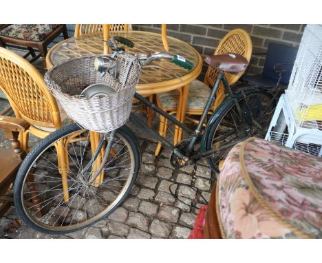 Vintage Cycle with Cane basket 