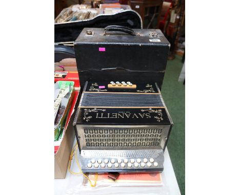 Sav Anetti of Saxony Accordion in Case 