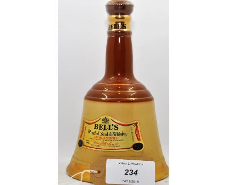 BELLS SCOTCH WHISKEY BELL DECANTER