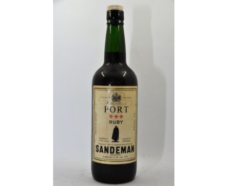 BOTTLE OF SANDEMAN PORT RUBY LOT 787559