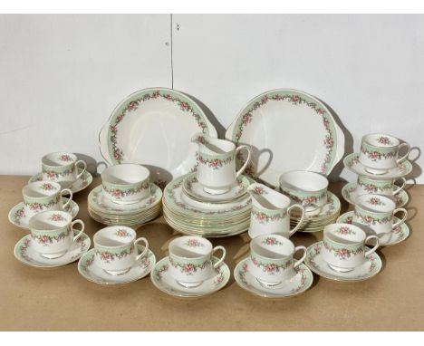 A 48 piece Paragon “Rosalia” tea service.