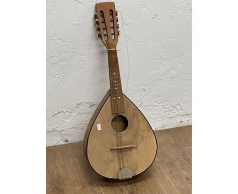 A vintage mandolin.