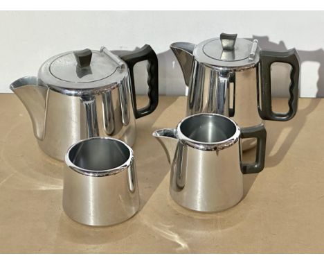 A Swan chromium 4 piece tea service.