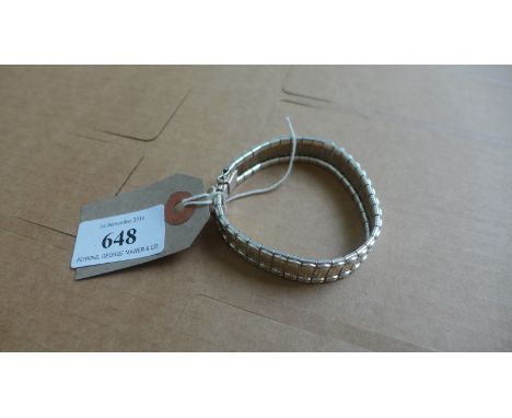 Silver plated bracelet 