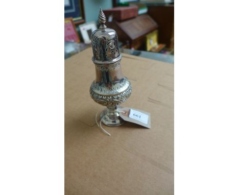 Silver sugar castor (Birmingham 1903)