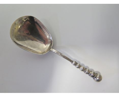 An Edward VII Silver Caddy Spoon, Birmingham 1901, H&amp;T