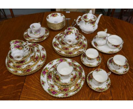 Royal Albert Old Country Roses tea setI have had a brief look and can see the following:Although the teapot is 1st quality, t