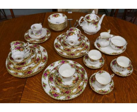 Royal Albert Old Country Roses tea setI have had a brief look and can see the following:Although the teapot is 1st quality, t