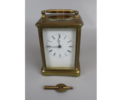 Carriage clock with key