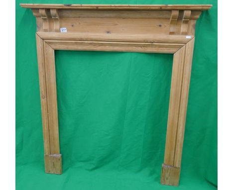 Vintage pine fire surround