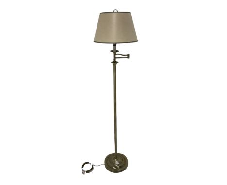 Brass standard lamp