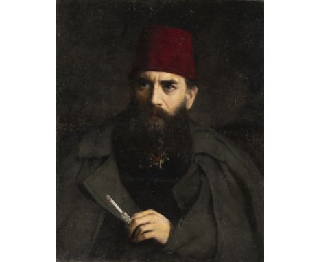 UNBEKANNTER PORTRÄTMALERTätig im 19./ 20. Jh.Portrait osmanischen Generals, verm. Mahmud Muhtar Pascha (1866 - 1935) Öl auf L