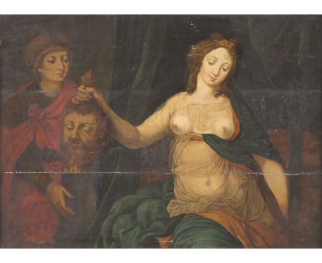 JAN MASSYS (AUCH MATSYS ODER METSYS) (SCHULE)1509 Antwerpen - 1575 EbendaJUDITH UND IHRE MAGD MIT DEM HAUPT DES HOLOFERNES Öl