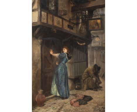 ELLEN LOUISE CLACY1853 - 1916Szene in einer Londoner Straße vor dem Gebäude der Livery Company, einer englischen Berufsverein