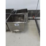 2 X S/S 200 LITRE TOTE BINS.
