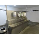 SYSPAL DOUBLE SIDED 5-STATION SINK.